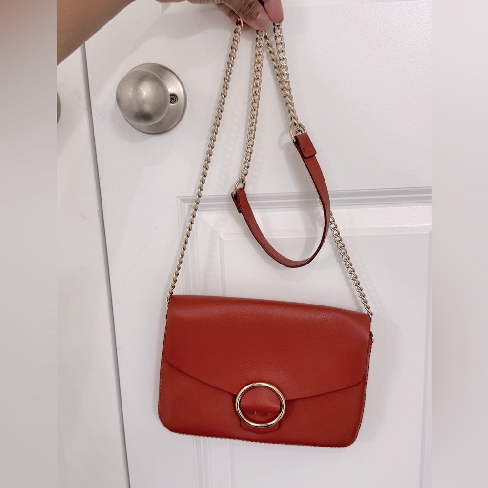 H&M Brown red Leather Crossbody Bag